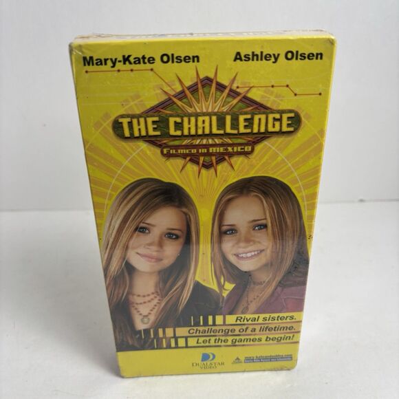 Mary-Kate & Ashley Olsen - The Challenge VHS Tape 2003 - New Sealed - Picture 1 of 6
